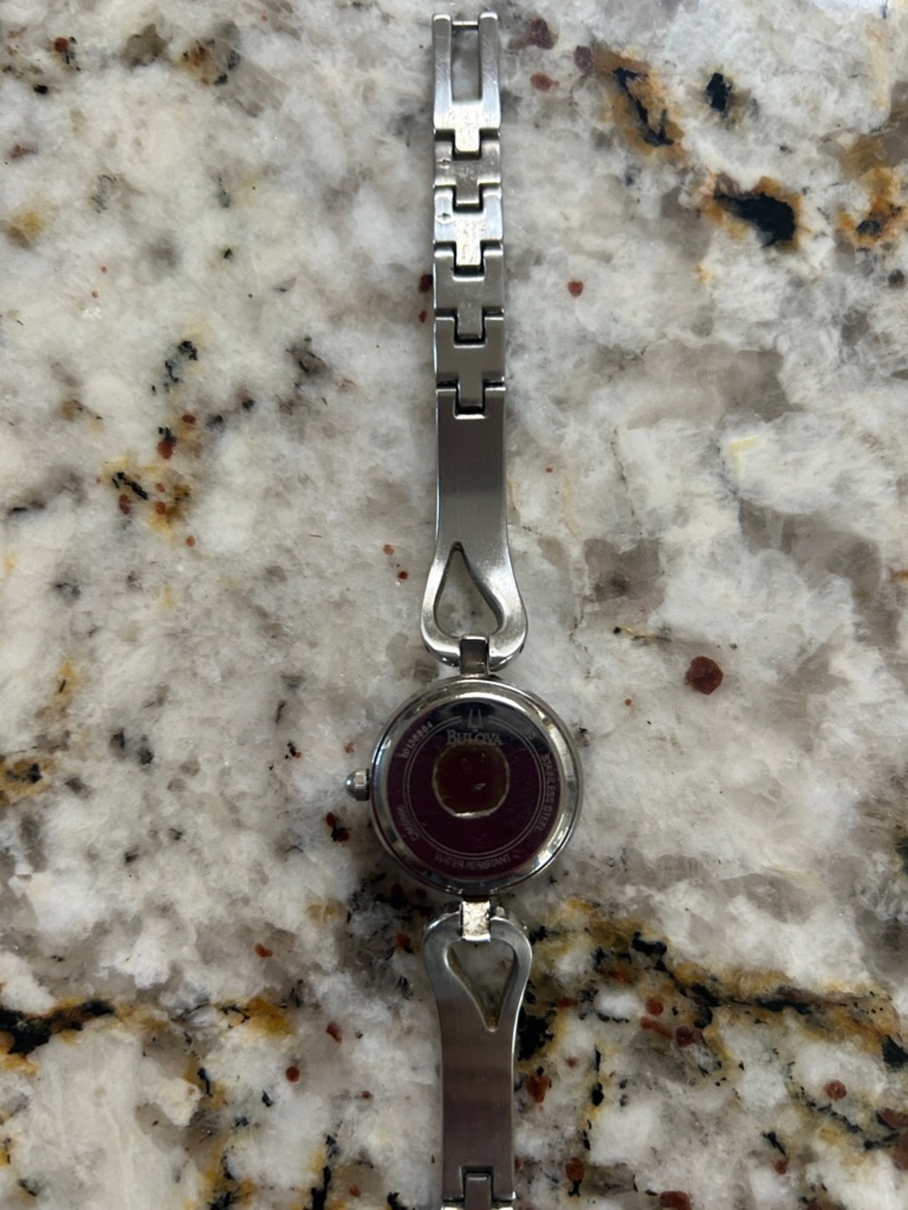 Bulova Silver Tone Women's Bracelet Watch with White Dial - Picture 4 of 4